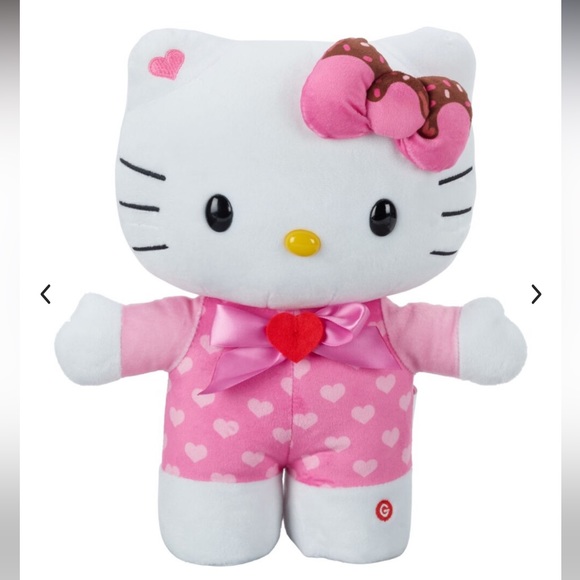 New Hello Kitty Valentines Day Side Stepper Happy Shuffle Pink Hearts - Picture 4 of 4